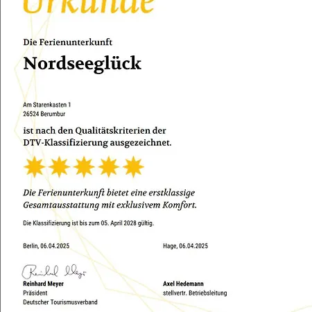 Nordseeglück Im * Berumbur